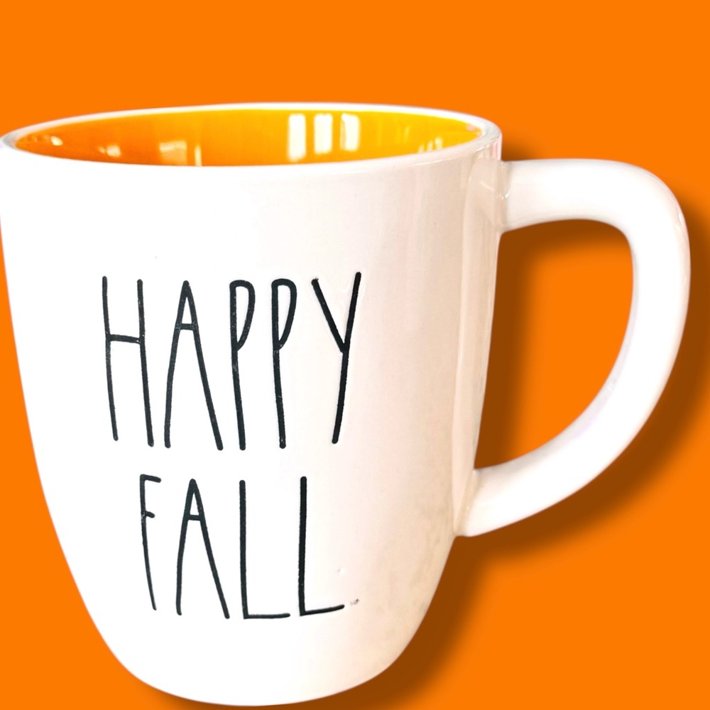 Rae Dunn Happy Fall Double Sided Coffee/Tea Mug